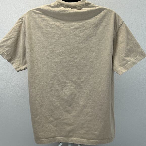 Full Send Graffiti T Shirt Nelk Boys Spellout Streetwear Tee Beige XL X-Large - Picture 3 of 7